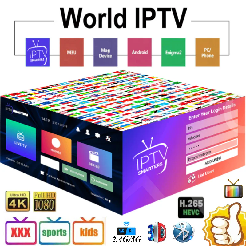 IPTV-Abonnement 4K PREMIUM SMARTERS PRO 12 MONATE - IPTV-Abonnement 4K PREMIUM 12 Monate