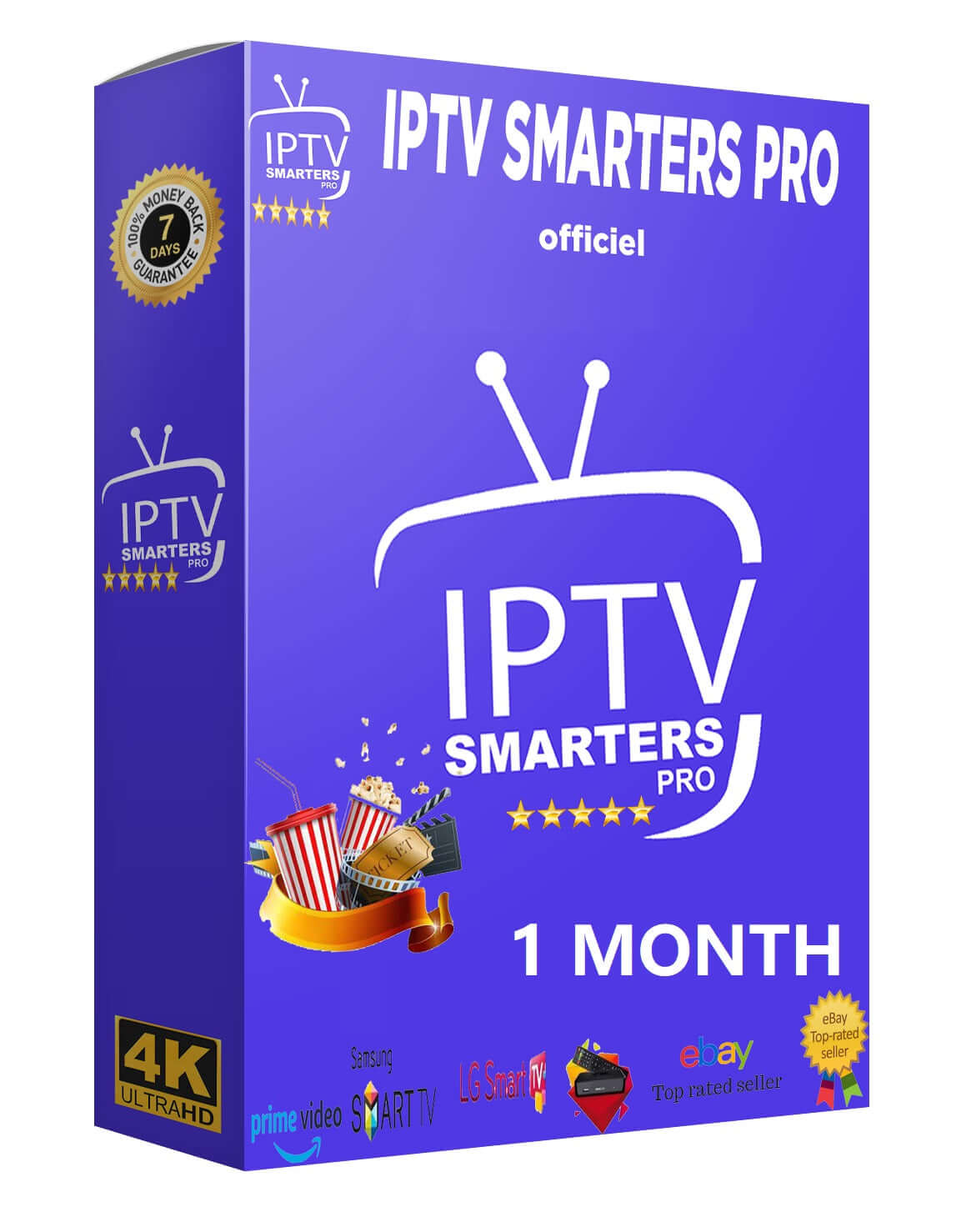 IPTV SMARTERS PRO ABONNEMENT 1 MOIS